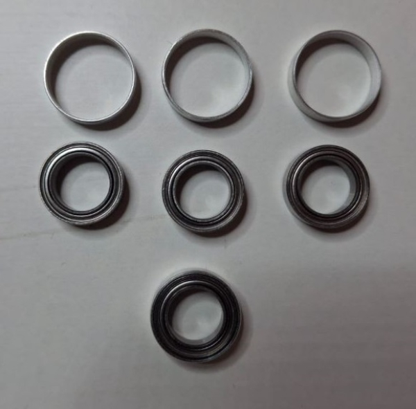 014-6045 Kugellager 8x12(13)x3,5mm ZZ 4Stück